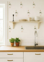 Sage Bow Goose Wall Decals