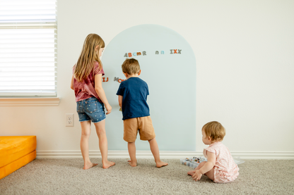 NEW REMOVABLE Magnet Magic Arch - With Fabric-Grip Technology - Damage-Free Magnetic Wall Decal for Kids, Wall Decal