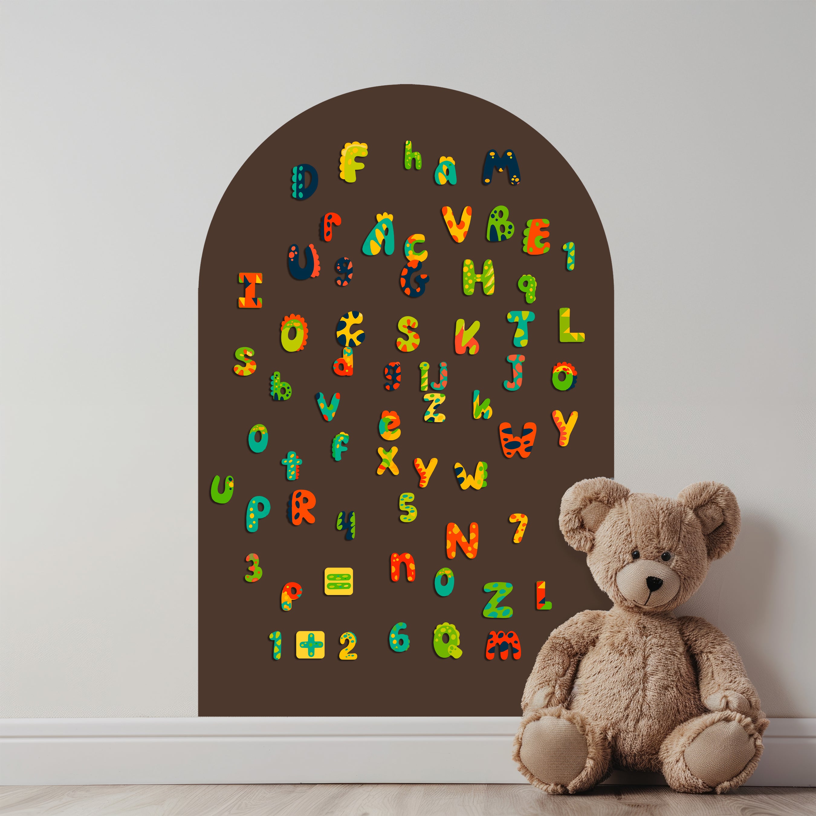 Dinosaur Letters & Numbers Magnet Set - For Magnet Magic Wall & More
