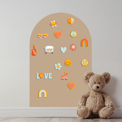 Girls Magnet Set - Fun Kids Decorative Magnets, Magnets for Magnet Magic Arch, Play wall