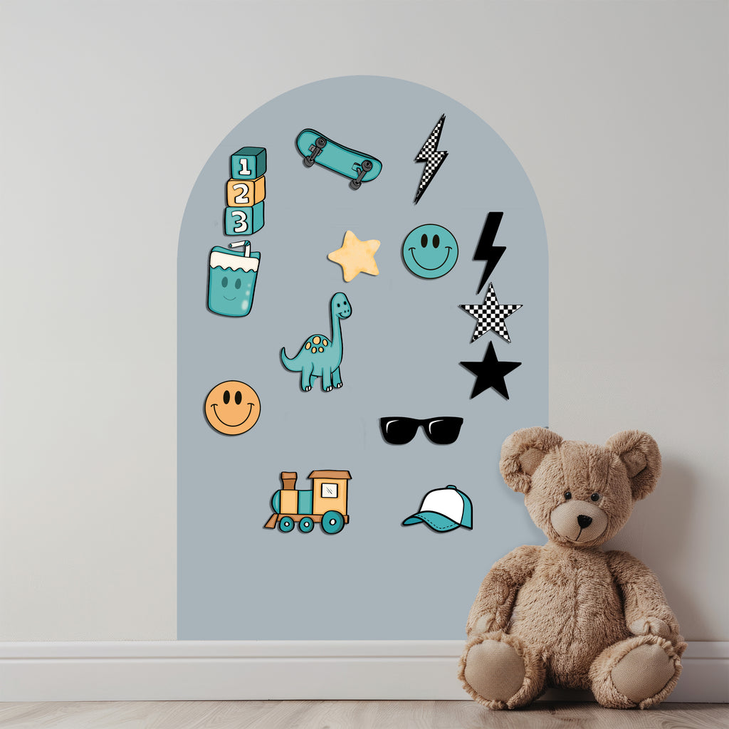 Boys Magnet Set - Fun Kids Magnets For Magnet Magic Wall & More