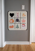 Magnet Magic Neutral Tic Tac Toe Board
