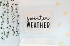 Fabric Tapestry Banner, Sweater Weather, Kids Wall Art Room Decor