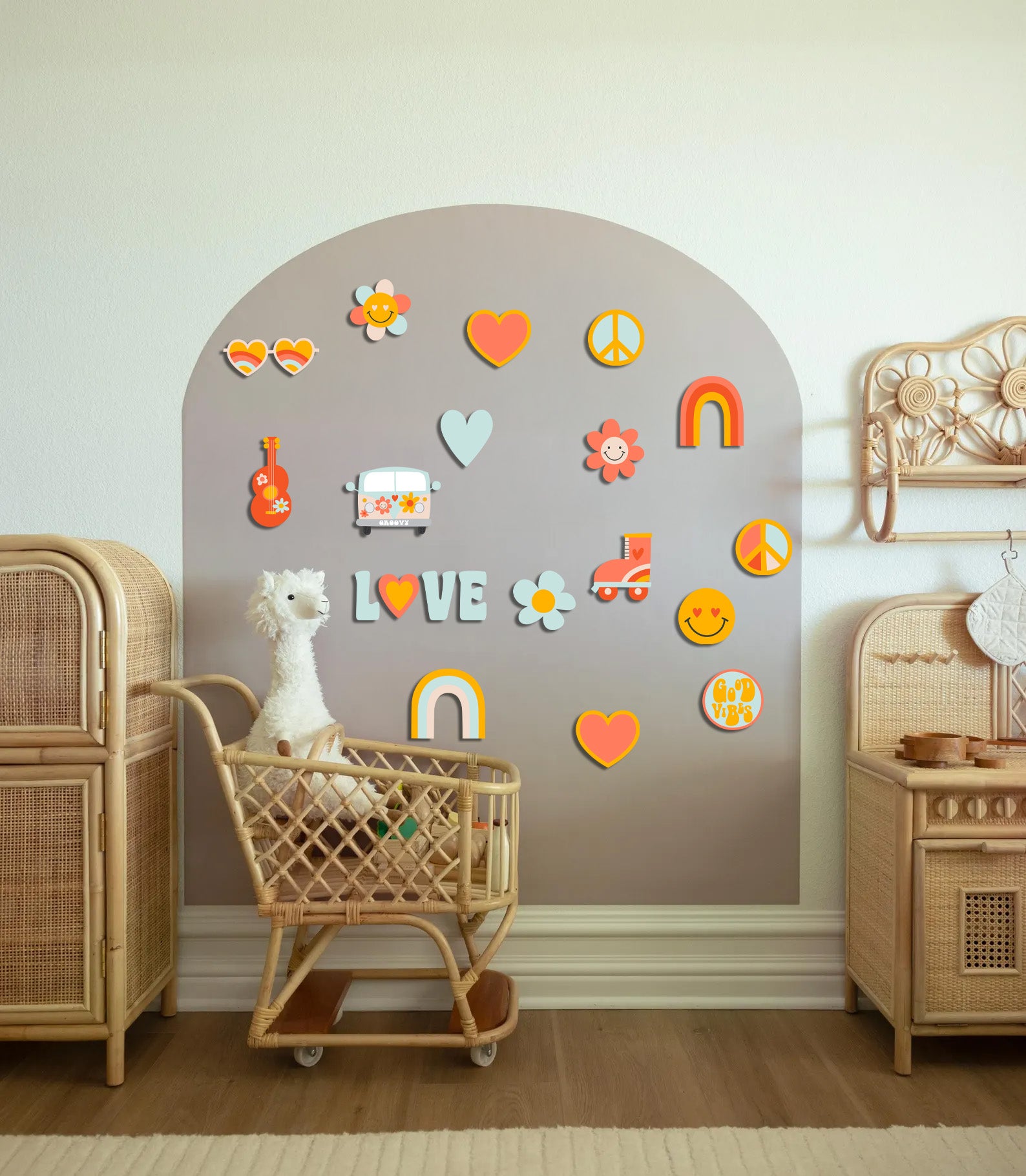 Girls Magnet Set - Fun Kids Magnets For Magnet Magic Wall & More