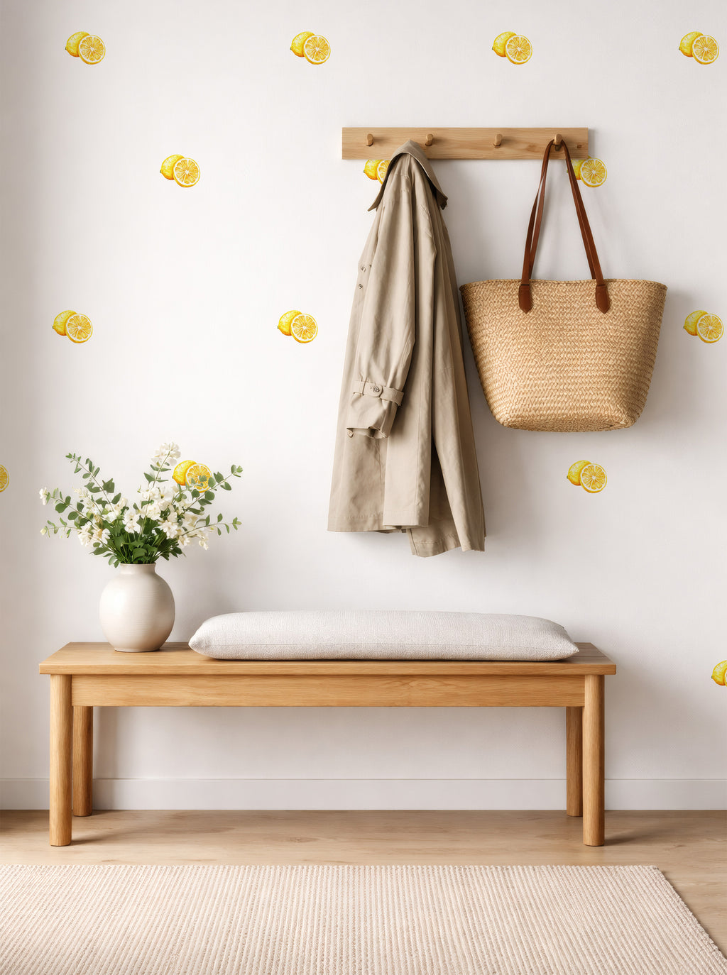 Watercolor Lemons Wall Decals