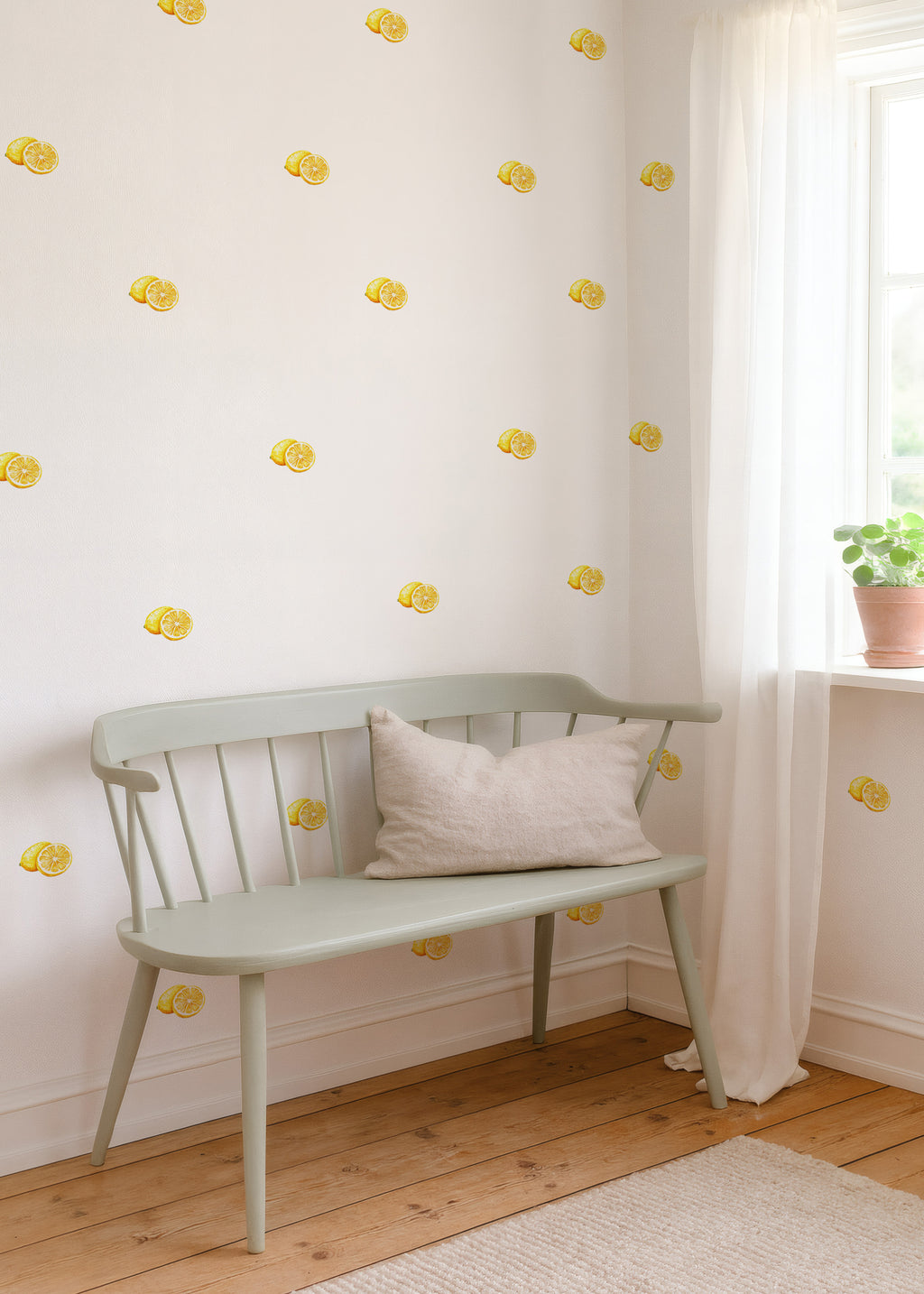 Watercolor Lemons Wall Decals