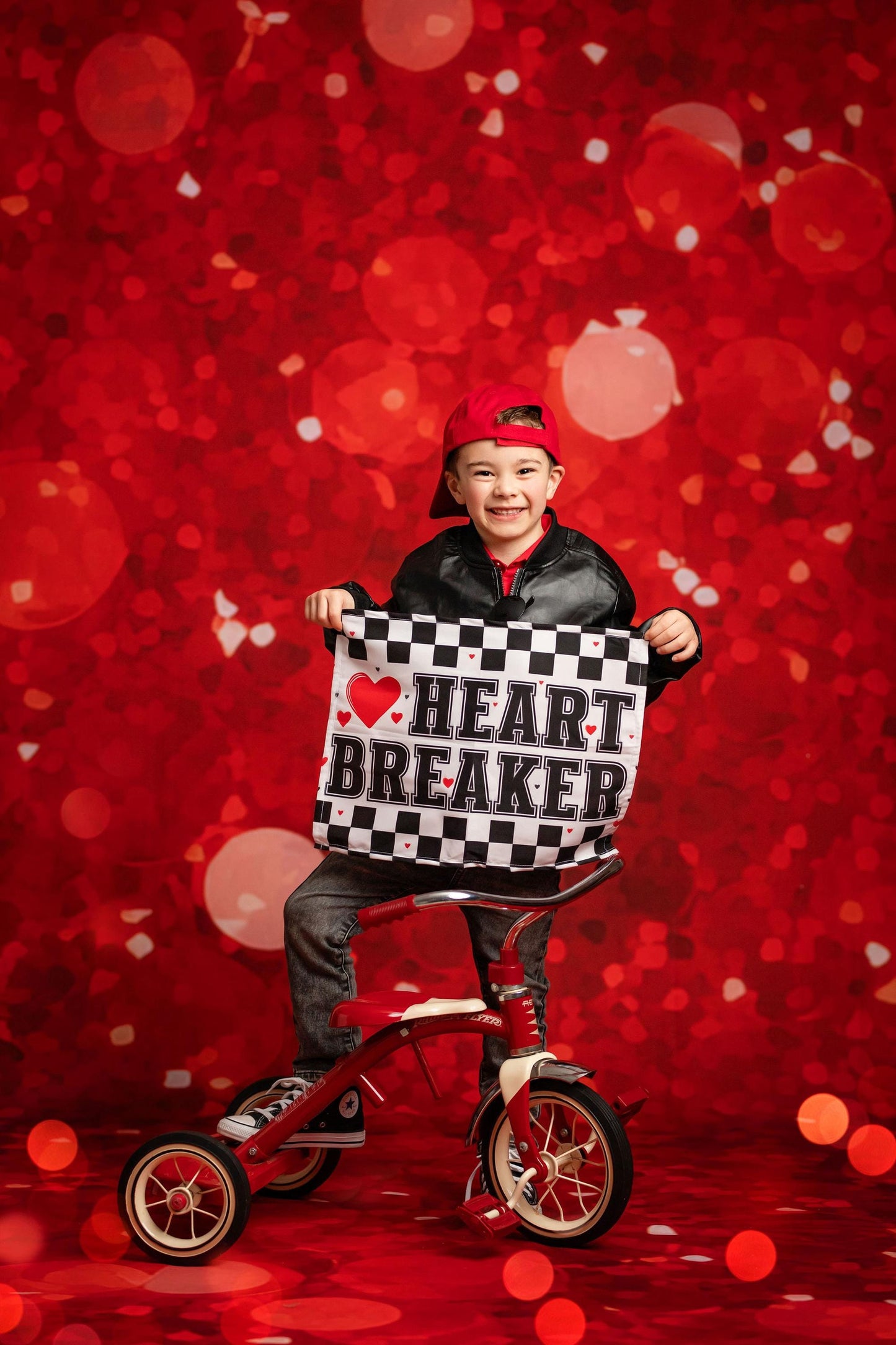 Fabric Tapestry Banner, Heart Breaker, Kids Wall Art Room Decor, Children's Wall Art