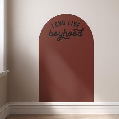 RTS Mini Magnet Magic Arch - Long Live Boyhood - Cream & Army Green Available - Magnetic Wall Decal for Kids