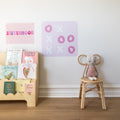 Magnet Magic Pink Tic Tac Toe Board - Magnetic Board Game for Kids