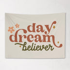 Fabric Tapestry Banner, Daydream Believer, Kids Wall Art Room Decor