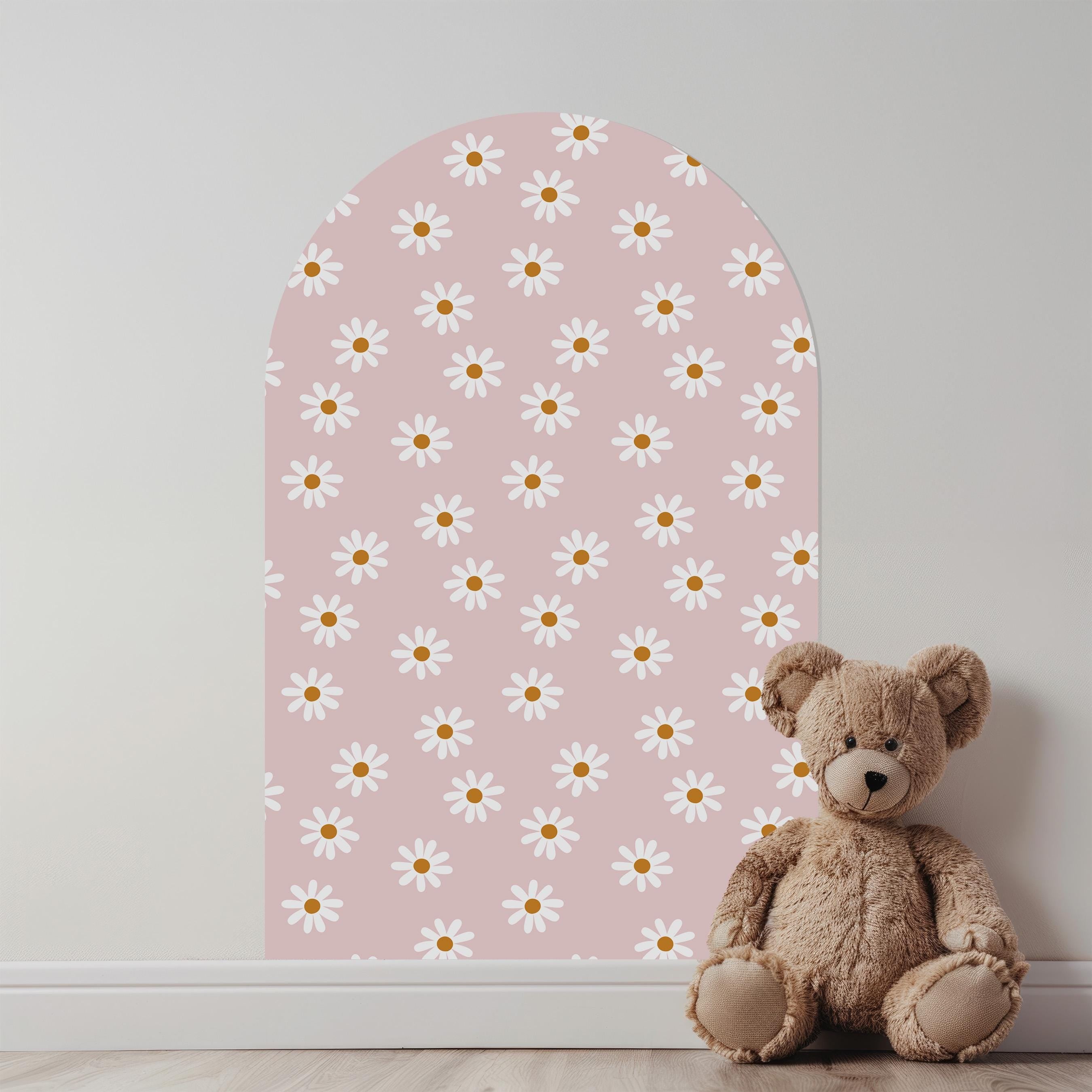 Magnet Magic Wall- Pink Daisy Floral