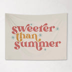 Fabric Tapestry Banner, Sweeter than Summer, Kids Wall Art Room Decor