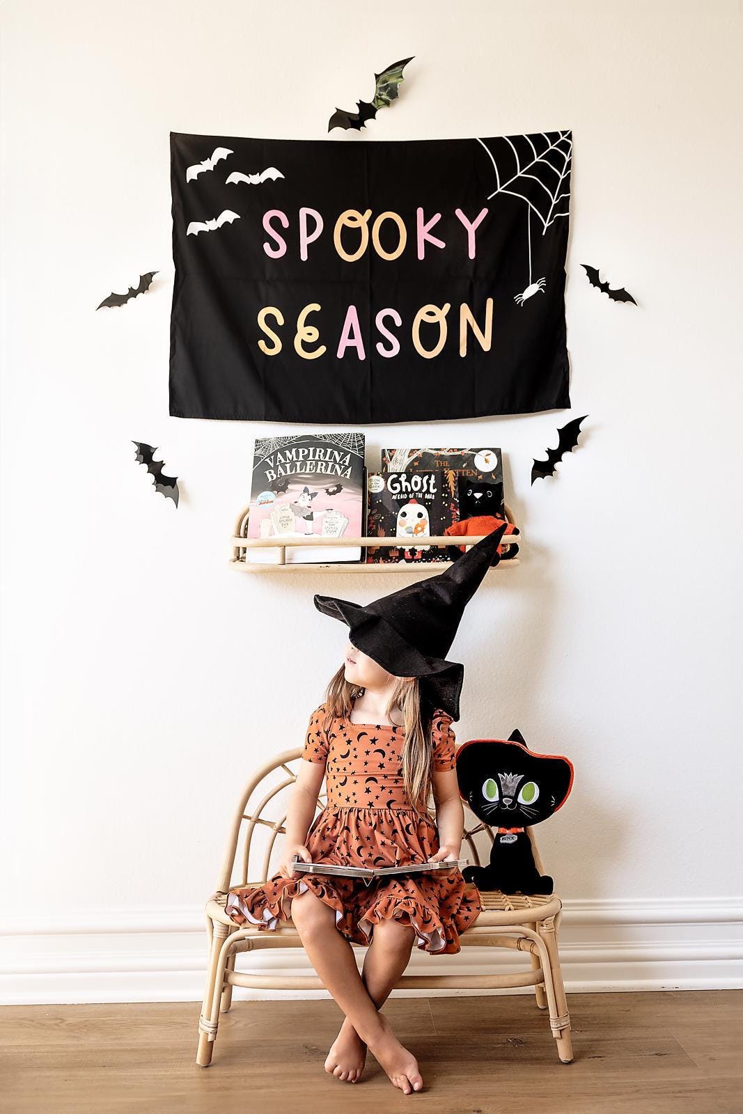 Halloween Banner, Happy Halloween, Halloween Decor, Halloween Wall Art