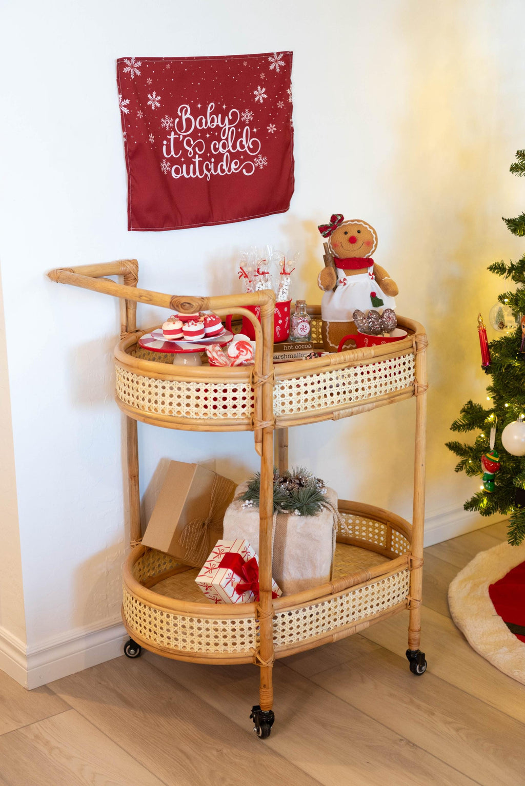 Baby It's Cold Outside Christmas Banner
