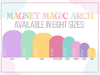 Magnet Magic Wall - Personalized Rainbow