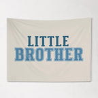 Fabric Tapestry Banner, Little Brother , Kids Wall Art Room Decor, Children's Wall Art