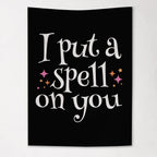 Halloween Banner, I Put a Spell on You, Halloween Decor, Halloween Wall Art