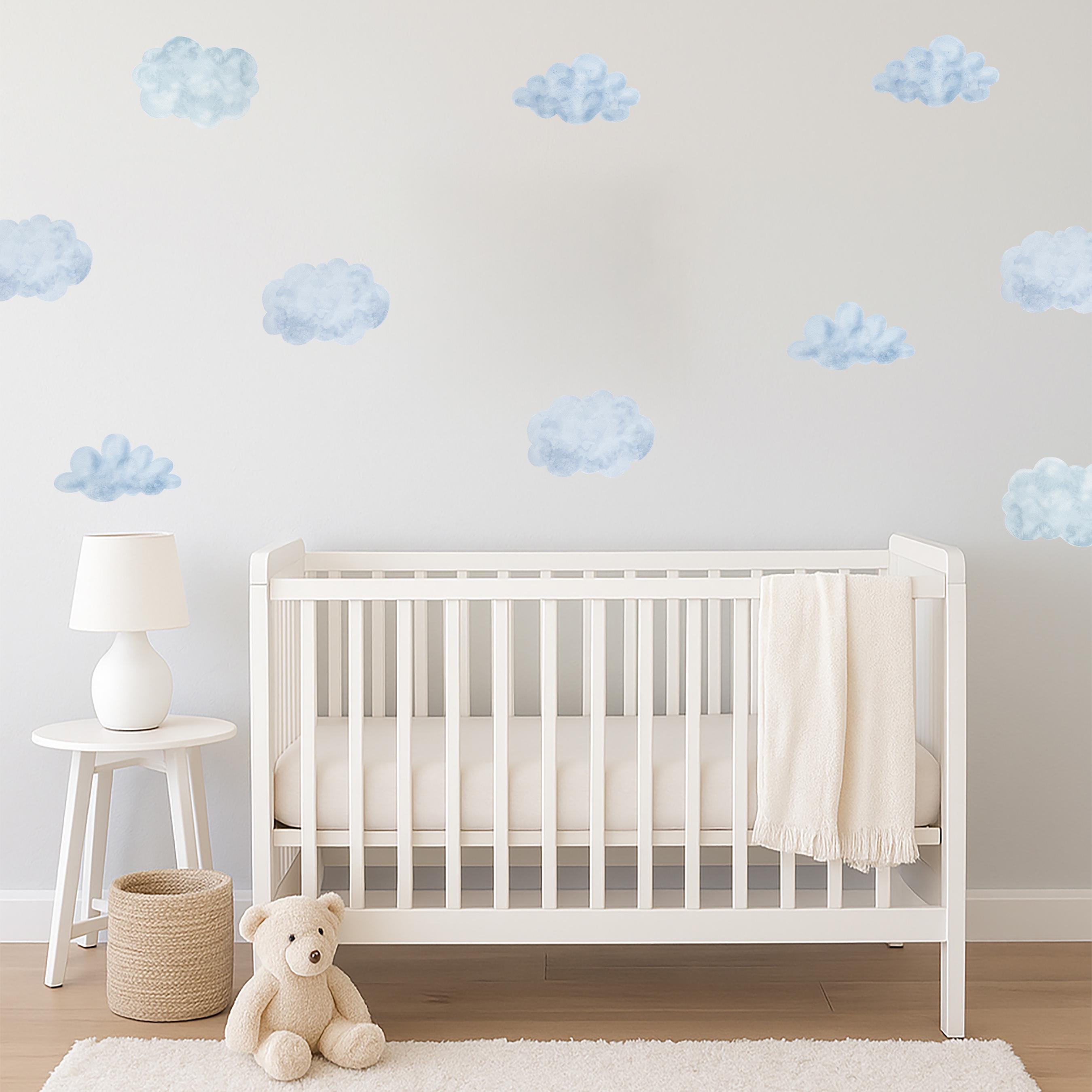 Watercolor Clouds Wall Decals