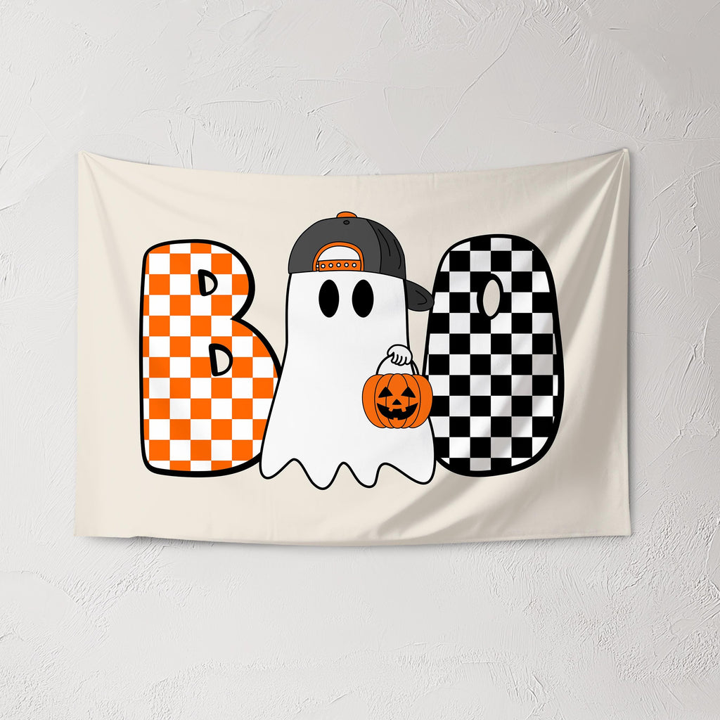 Halloween Banner, Boo Boy, Halloween Decor, Halloween Wall Art, Wall Hanging