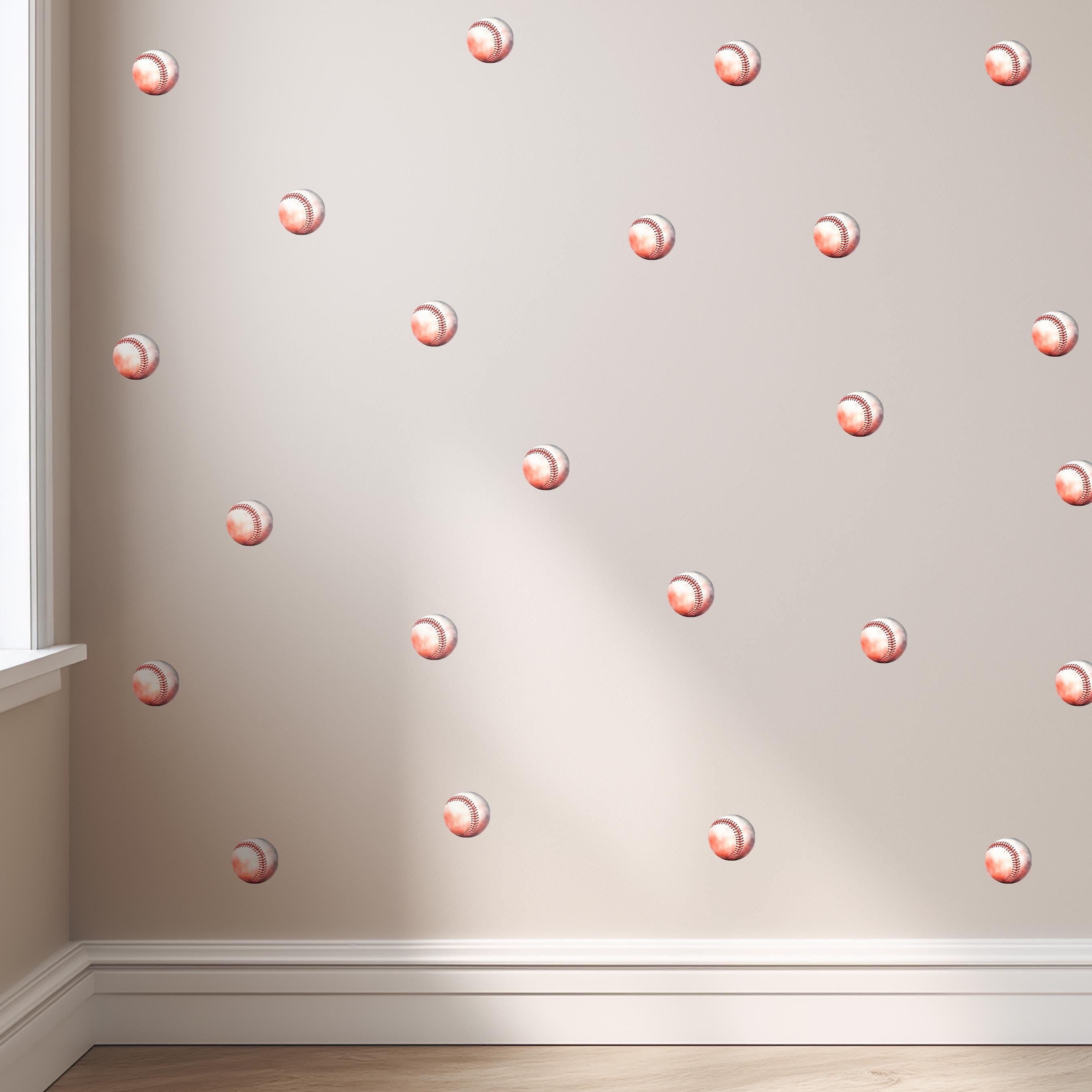 Baseballs Wall Decals