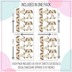 Boho Dog Wall Decals