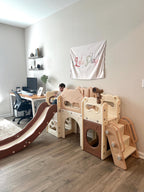 Fabric Tapestry Banner, Let's Play, Kids Wall Art Room Decor