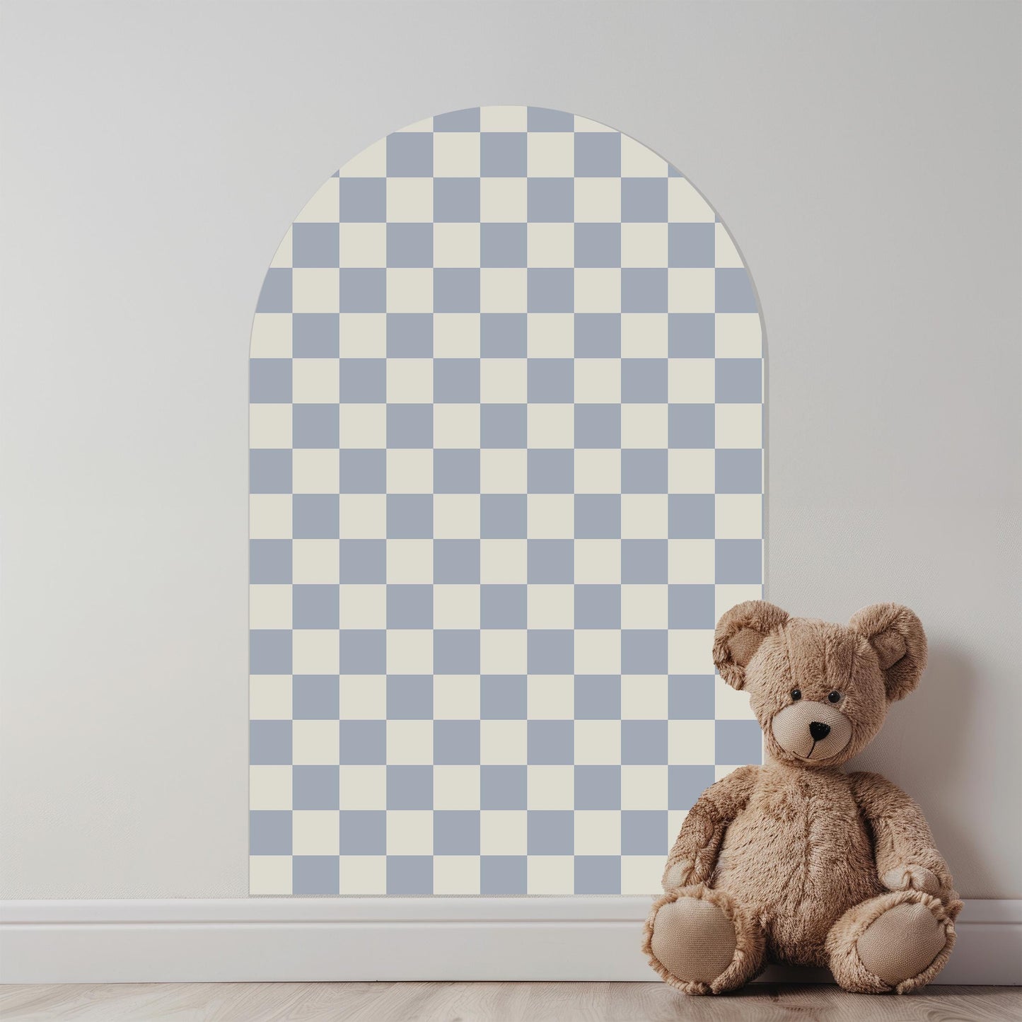 Magnet Magic Arch - Vintage Checkers Magnetic Wall Decal for Kids, Wall Decal