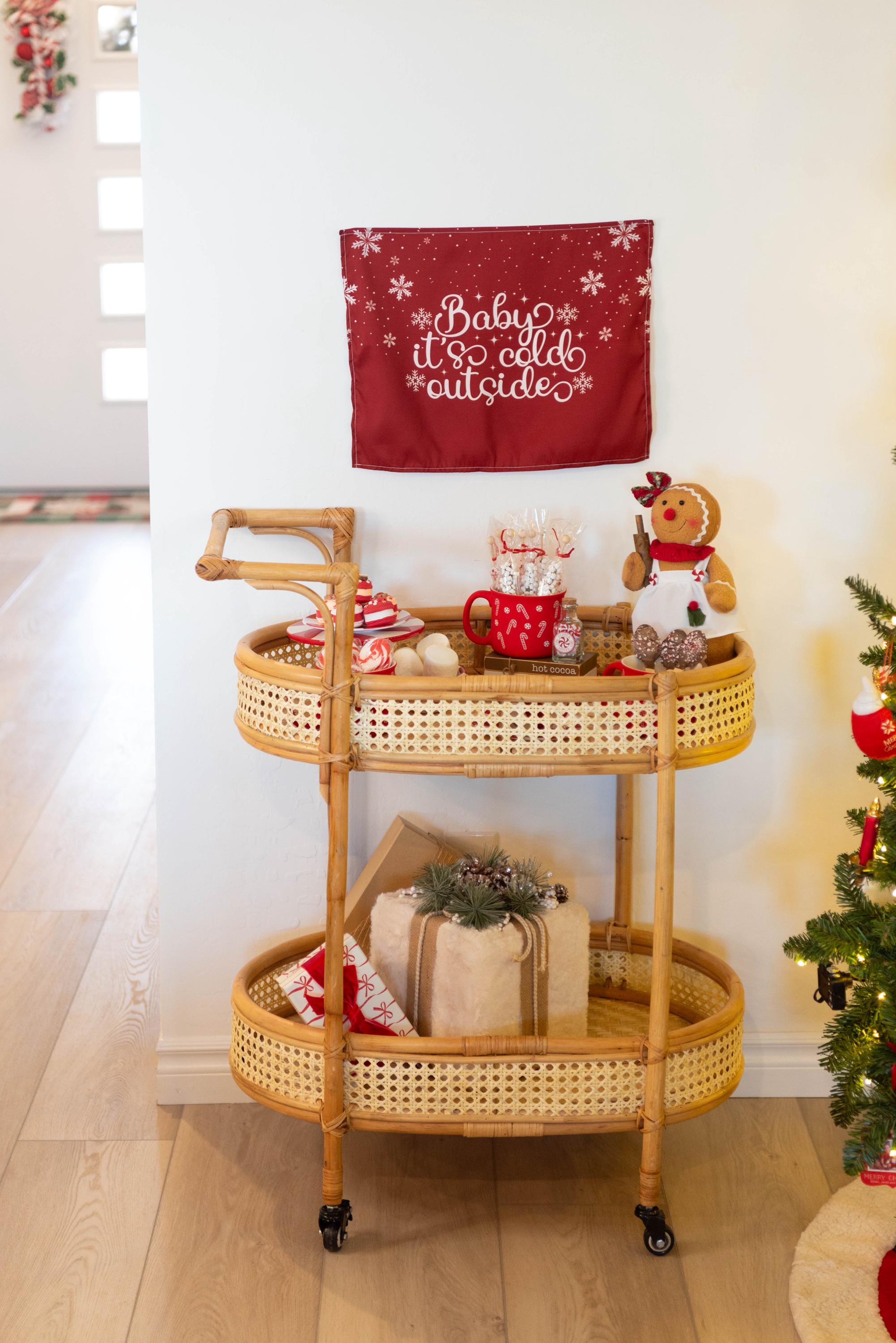 Baby It's Cold Outside Christmas Banner