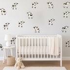 Watercolor Cow Wall Decals
