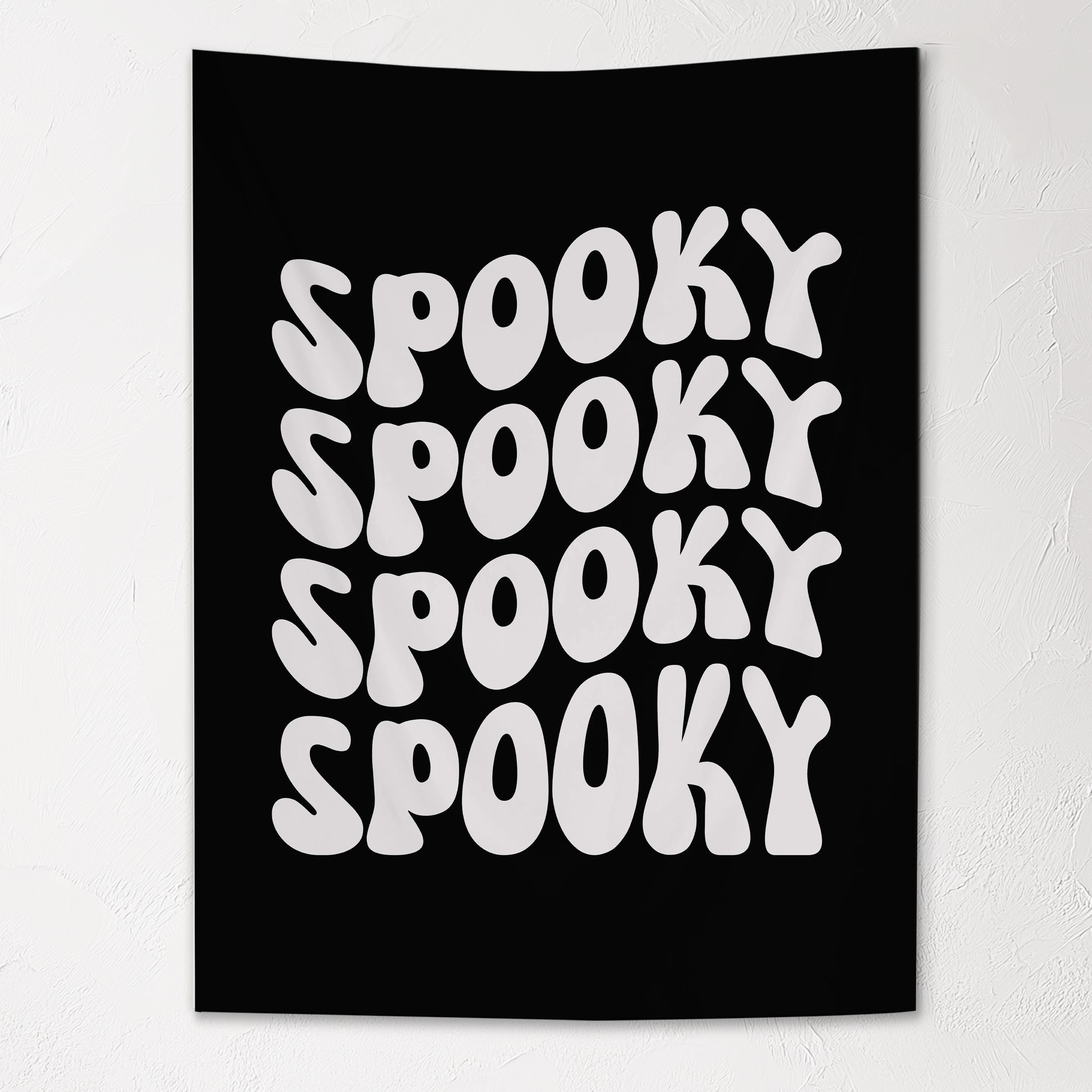 Halloween Banner, Spooky, Halloween Decor, Halloween Wall Art, Wall Hanging