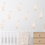 Watercolor Geese Wall Decals