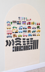 Road & Cars Set - Magnet Set For Magnet Magic Wall & More