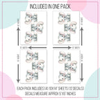 Cute Elephant Wall Decals