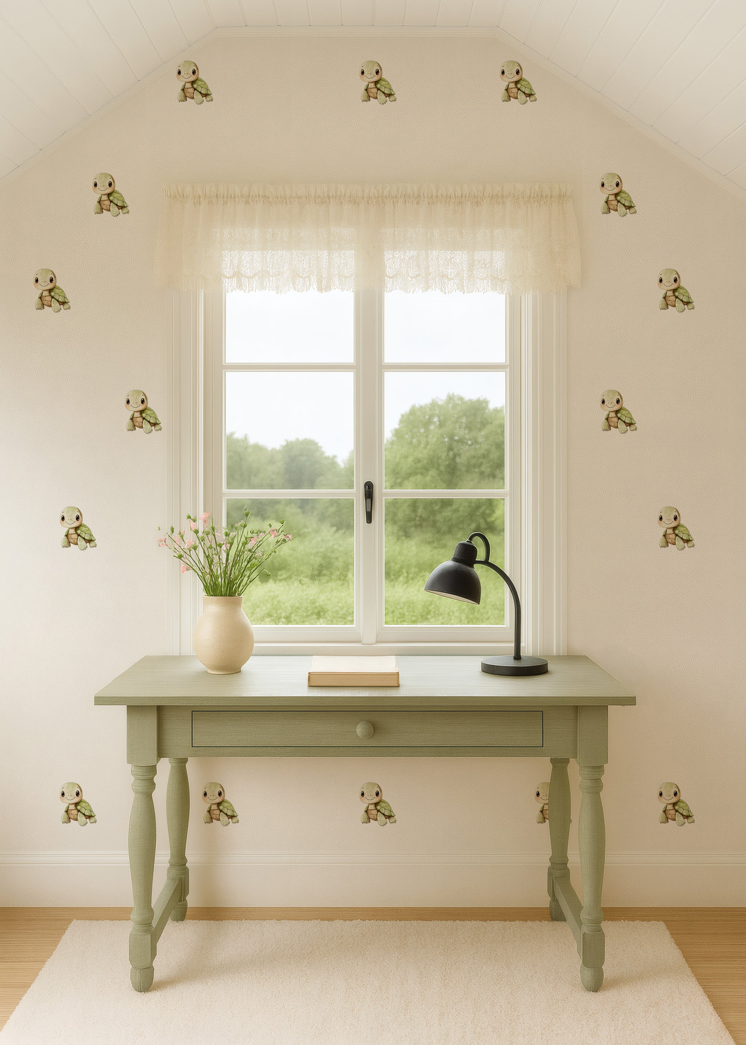Cute Turtle Wall Decals