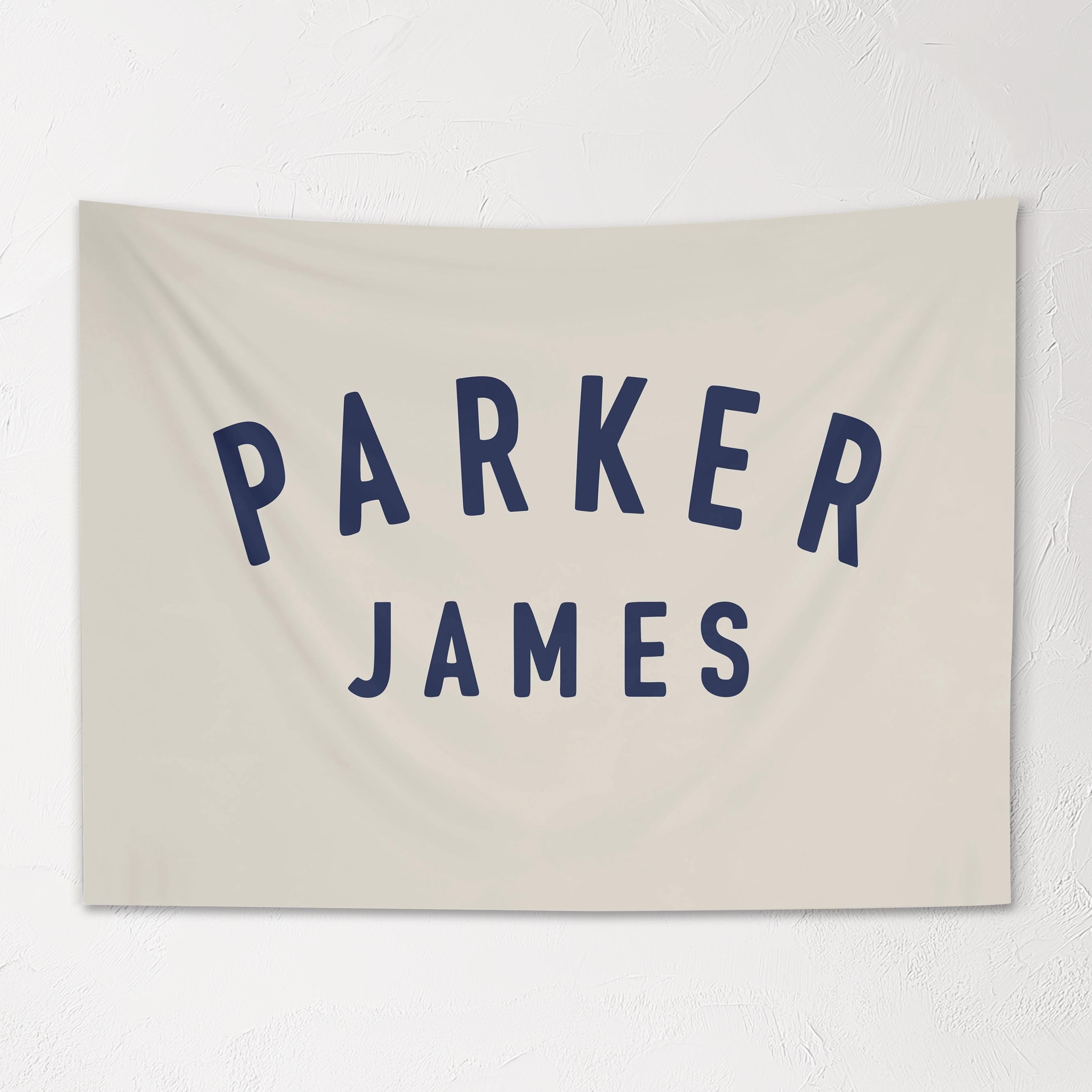 Personalized Name Banner, Custom Name Wall Art Hanging, Kids Wall Decor, Children's Wall Art