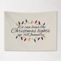Christmas Banner, We can leave the Christmas Lights up till Jan