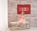 XOXO Fabric Tapestry Banner: Kids Room Wall Decor, USA Made