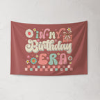 Fabric Birthday Banner, In My Birthday Era, Kids Wall Art Room Decor