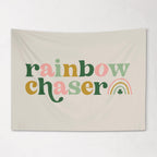 Fabric Tapestry Banner, Rainbow Chaser , Kids Wall Art Room Decor, Children's Wall Art