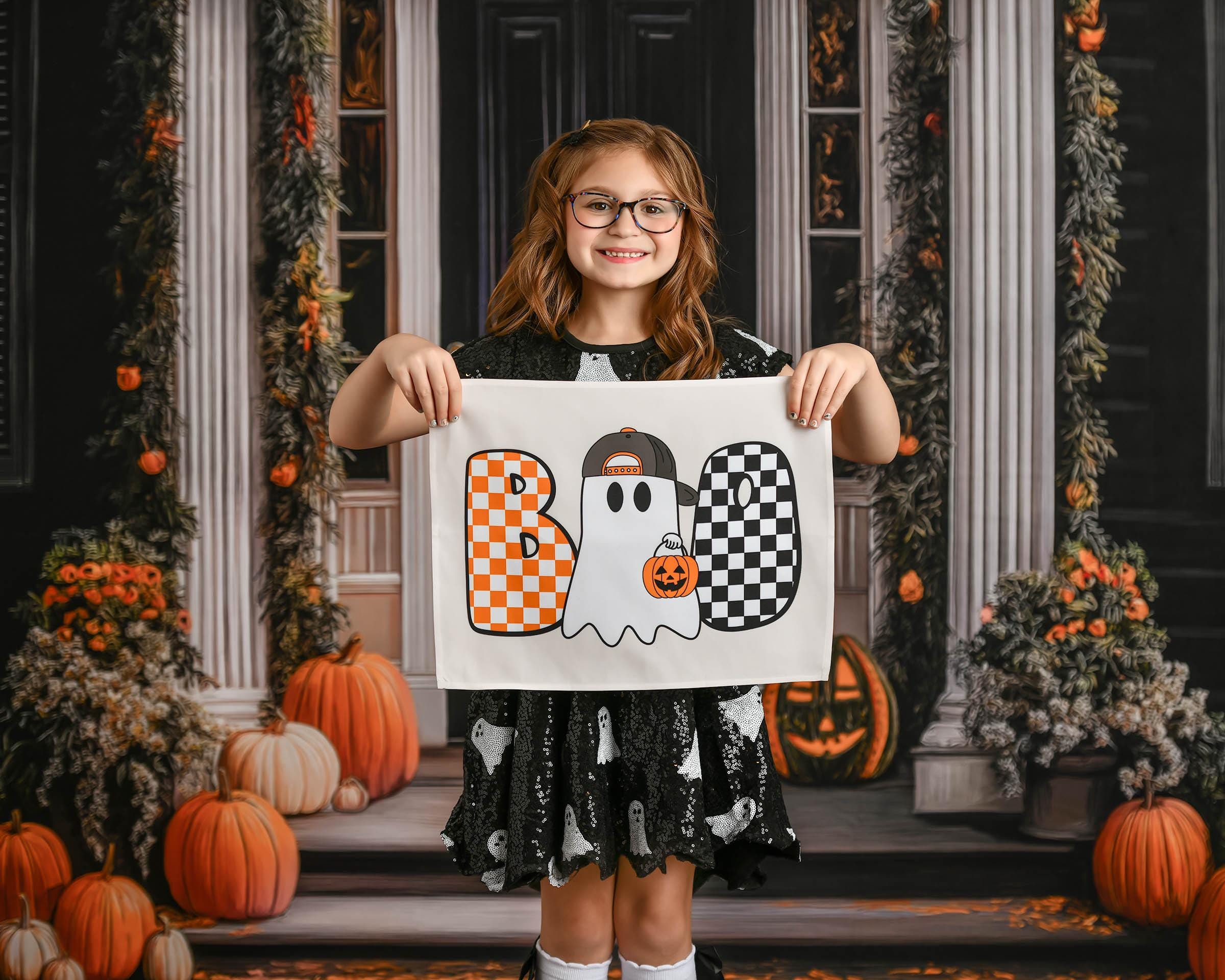 Halloween Banner, Boo Boy, Halloween Decor, Halloween Wall Art, Wall Hanging