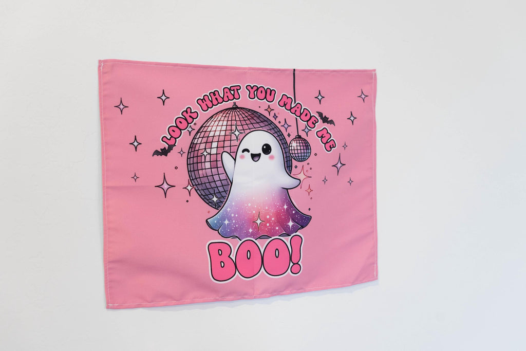 Halloween Banner, Look What you Made me Boo , Happy Halloween Decor