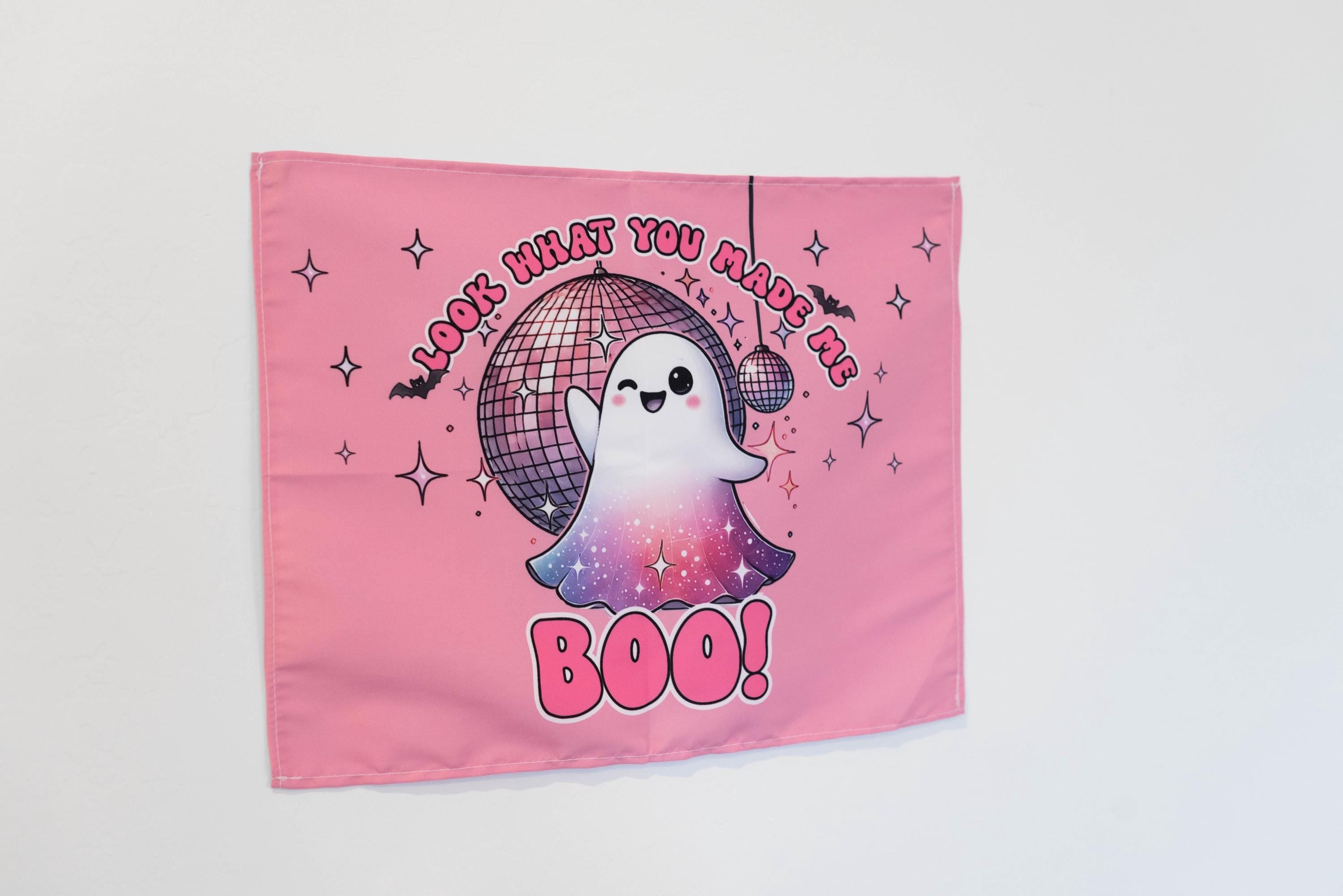 Halloween Banner, Look What you Made me Boo , Happy Halloween Decor