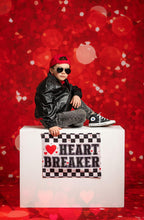 Fabric Tapestry Banner, Heart Breaker, Kids Wall Art Room Decor, Children's Wall Art