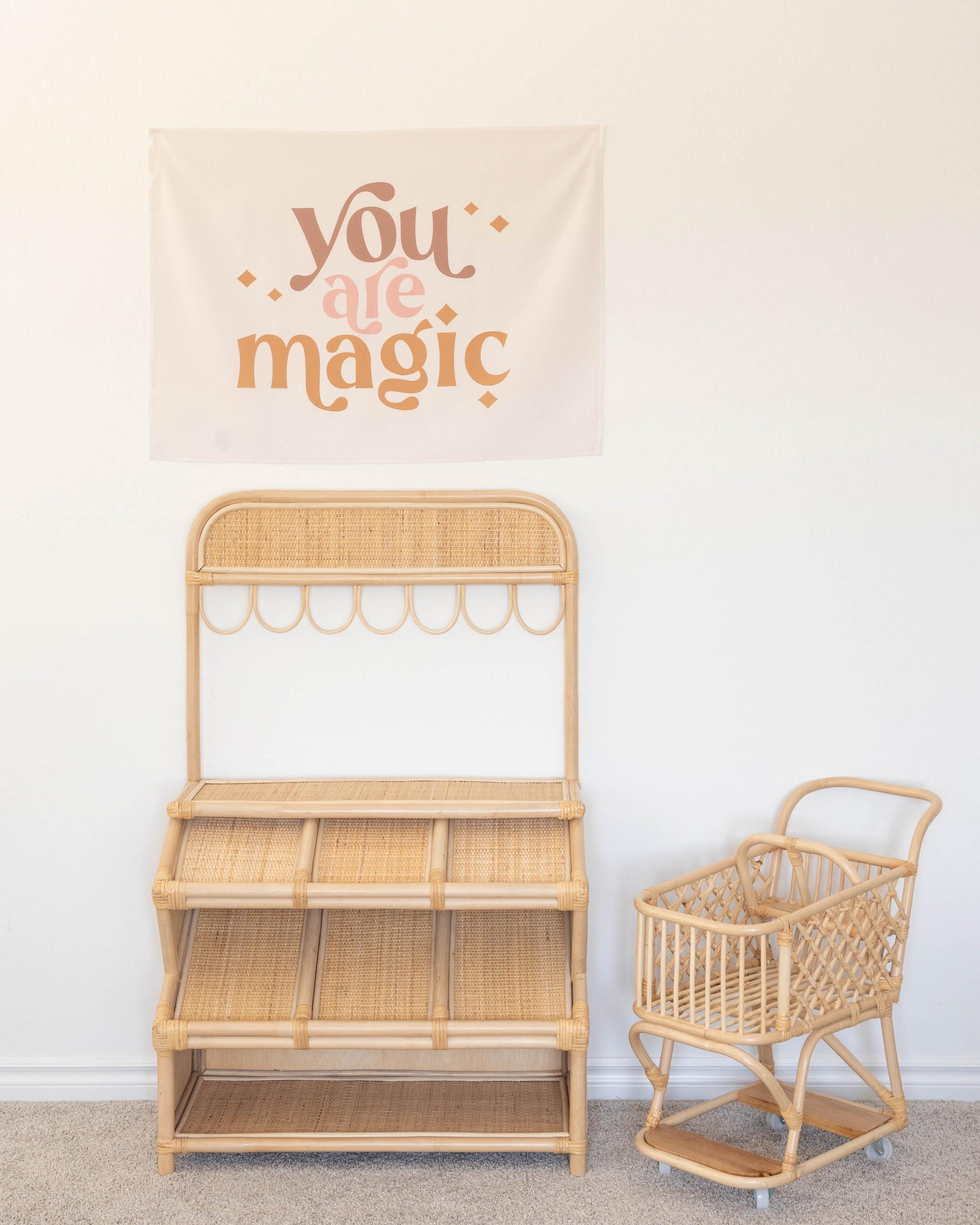 Fabric Tapestry Banner, You Are Magic , Kids Wall Art Room Decor