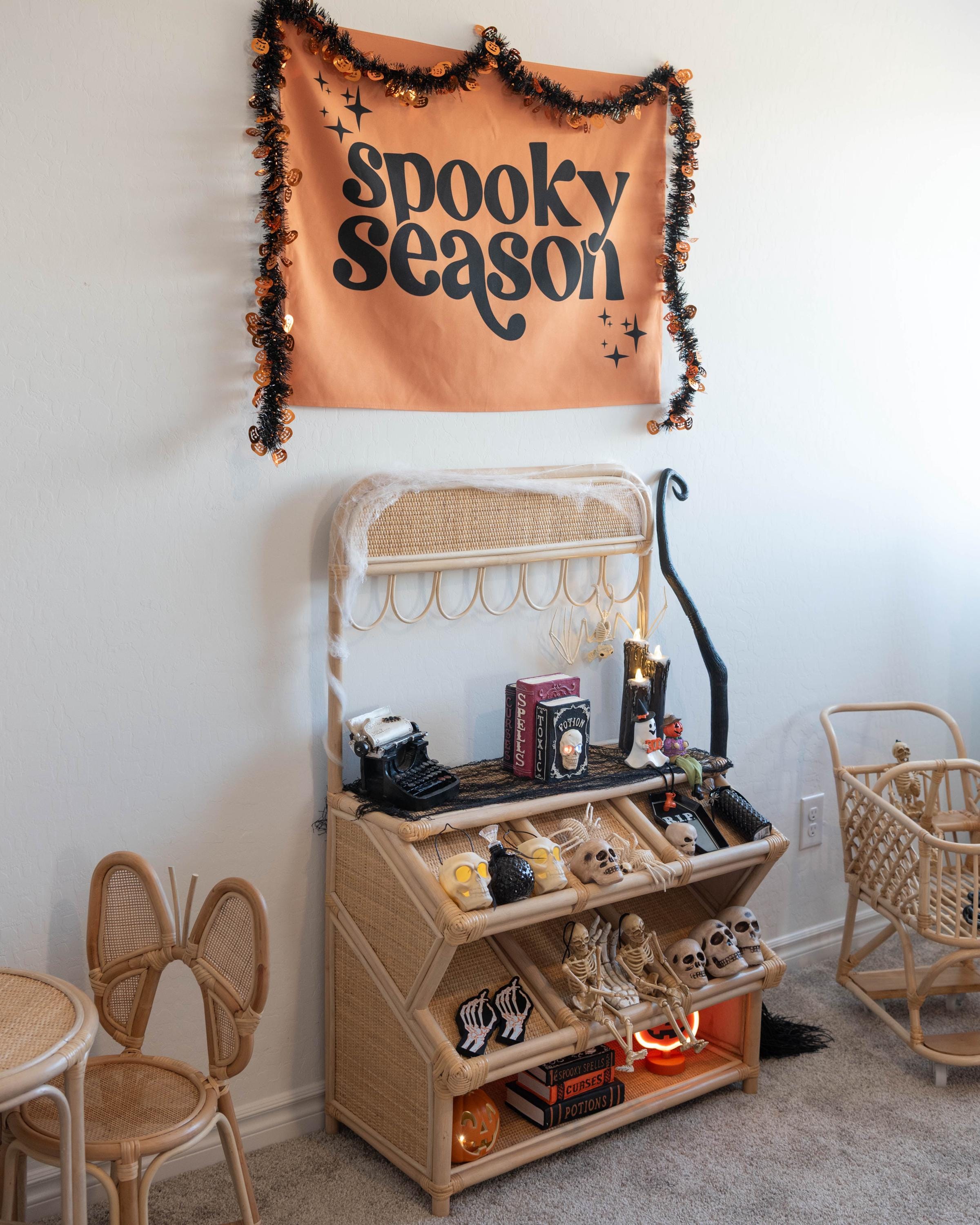 Halloween Banner, Spooky Season, Halloween Decor, Halloween Wall Art