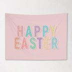 Fabric Tapestry Banner, Happy Easter, Kids Wall Art Room Decor, Children's Wall Art
