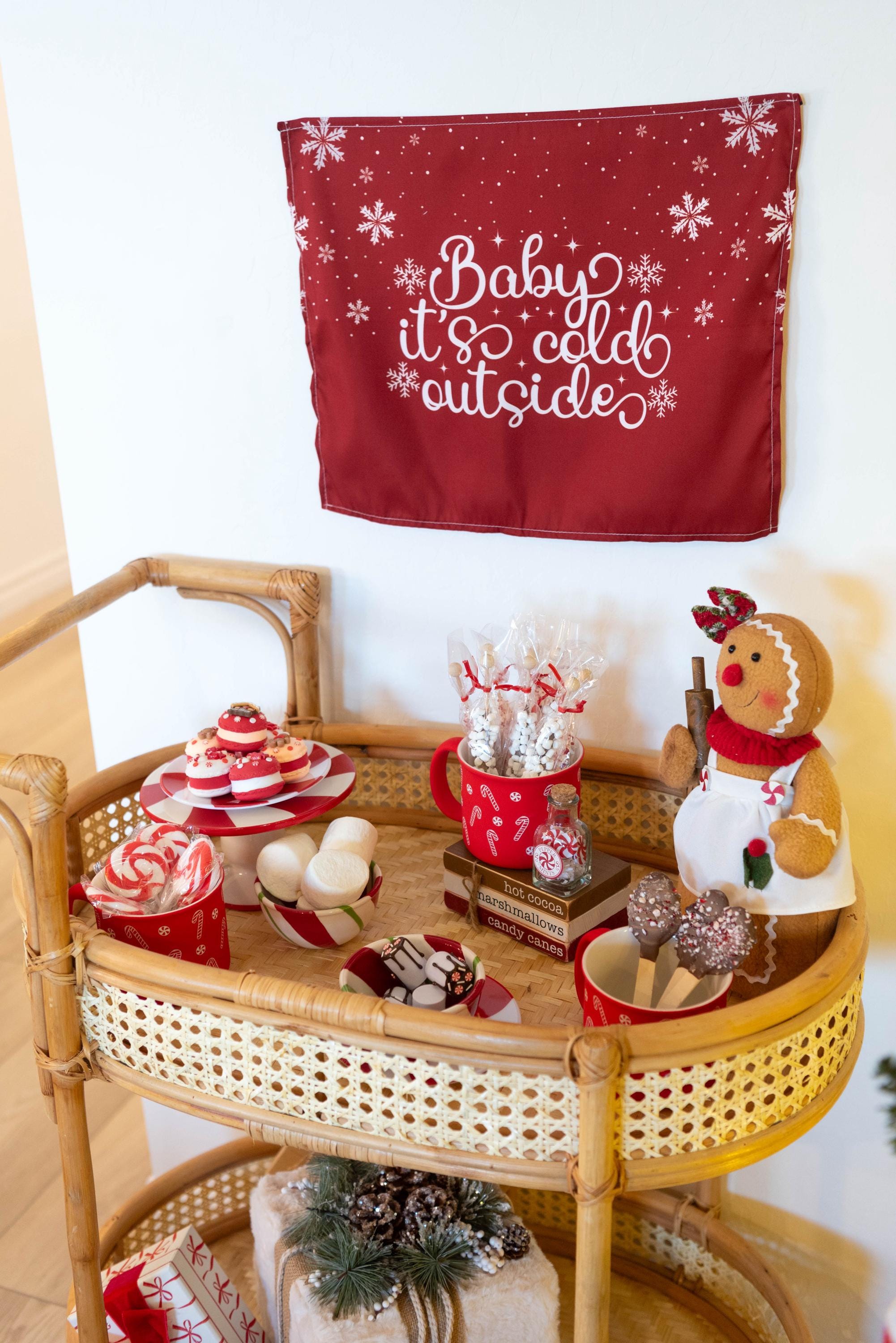 Baby It's Cold Outside Christmas Banner