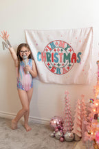 Christmas Banner, In My Christmas Era, Festive Kids Fabric Tapestry,  Room Decor