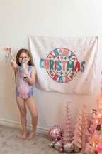 Christmas Banner, In My Christmas Era, Festive Kids Fabric Tapestry,  Room Decor