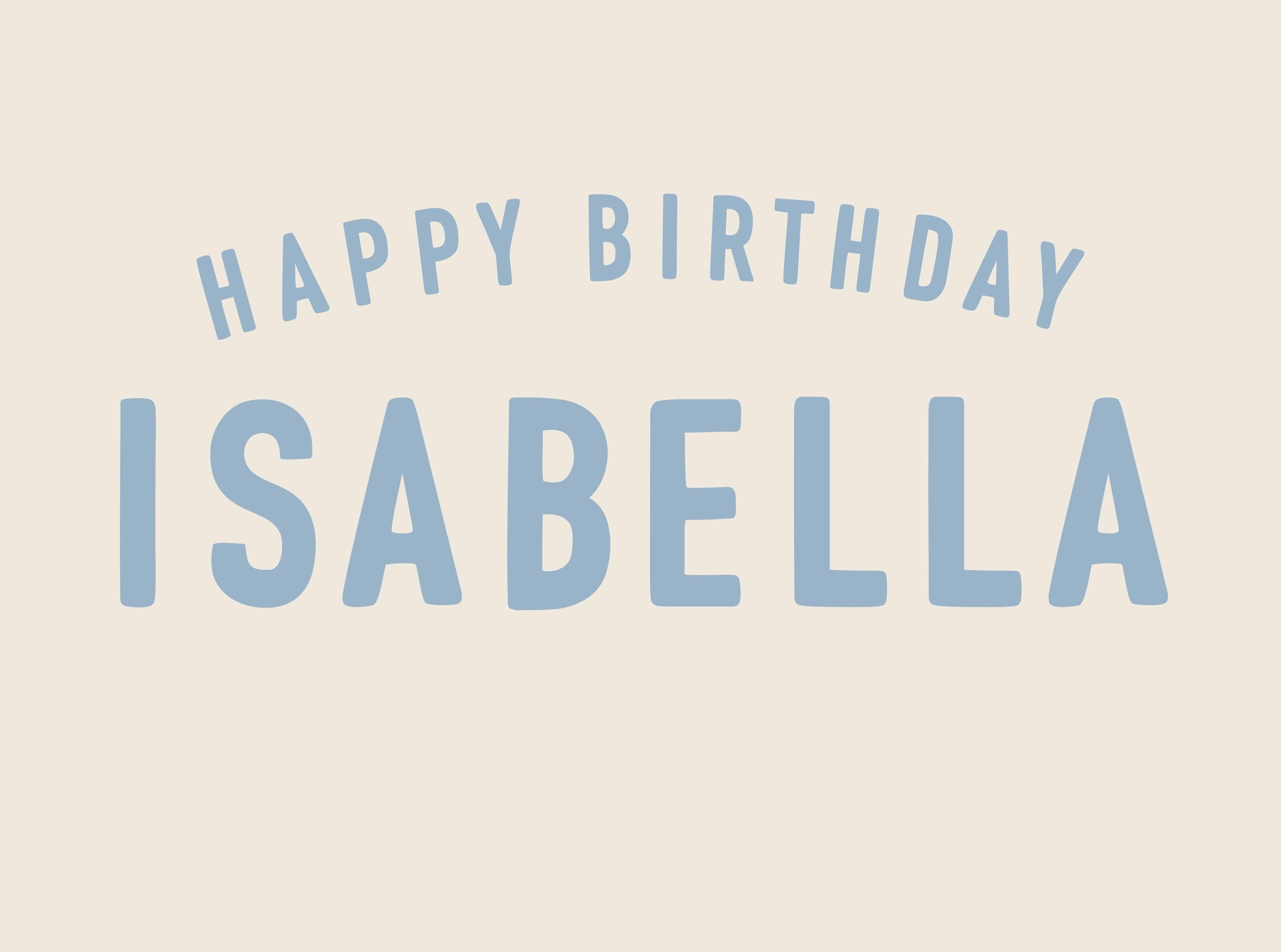Custom Birthday Banner, Personalized Name Banners, Minimal Modern, Happy Birthday Wall Hanging